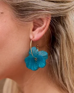 Aros Flor Jade
