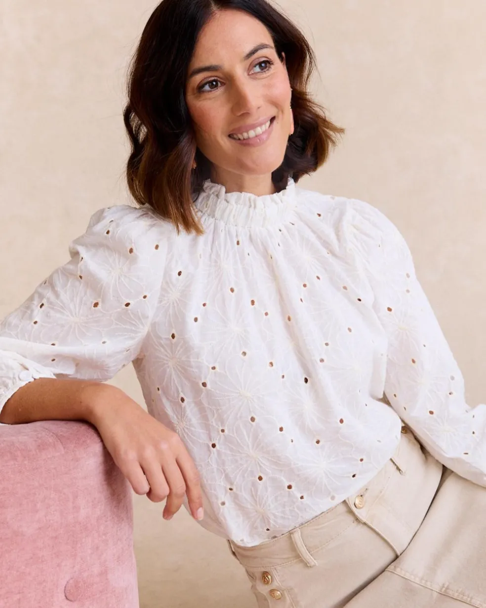 Blusa Bordada Francesca