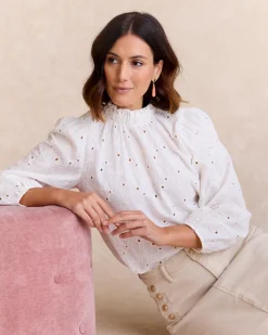 Blusa Bordada Francesca