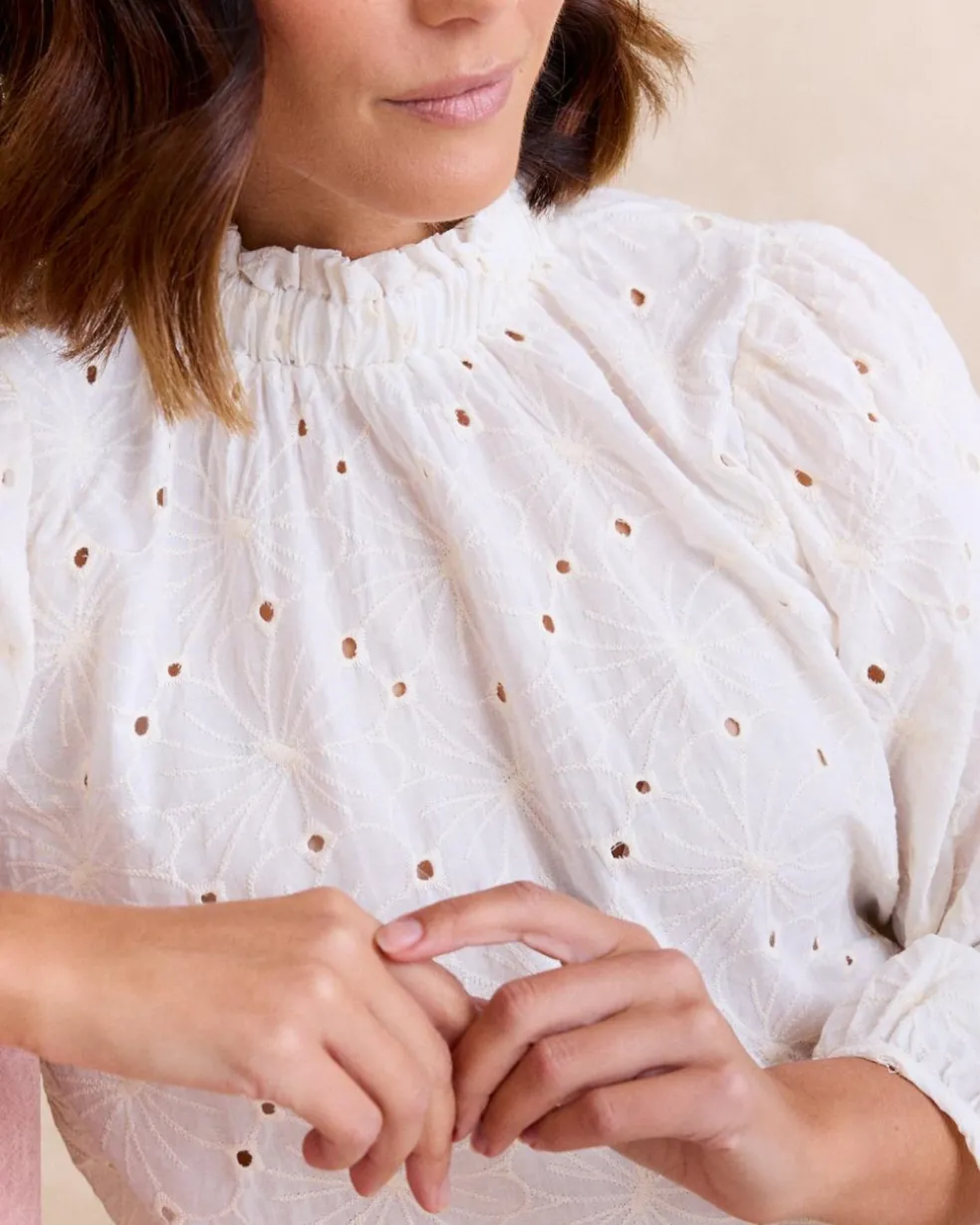 Blusa Bordada Francesca