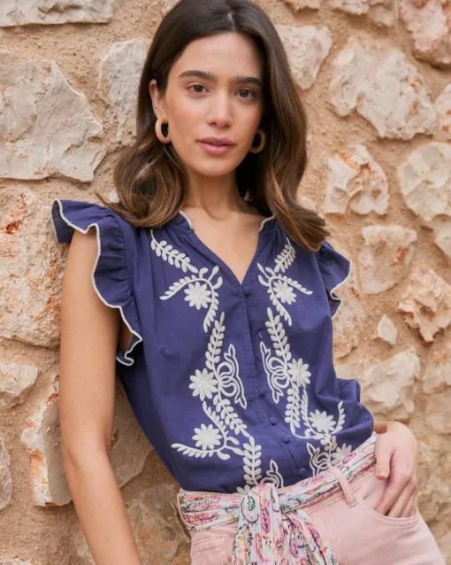 Blusa Bordada Greta