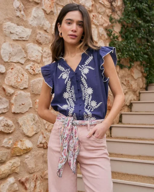 Blusa Bordada Greta