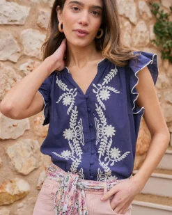 Blusa Bordada Greta