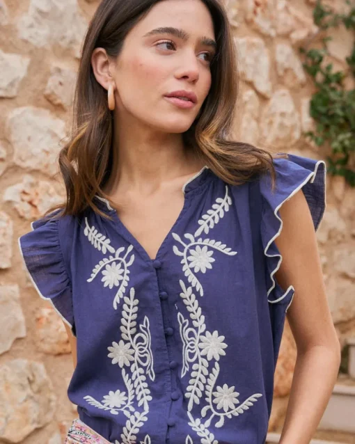 Blusa Bordada Greta