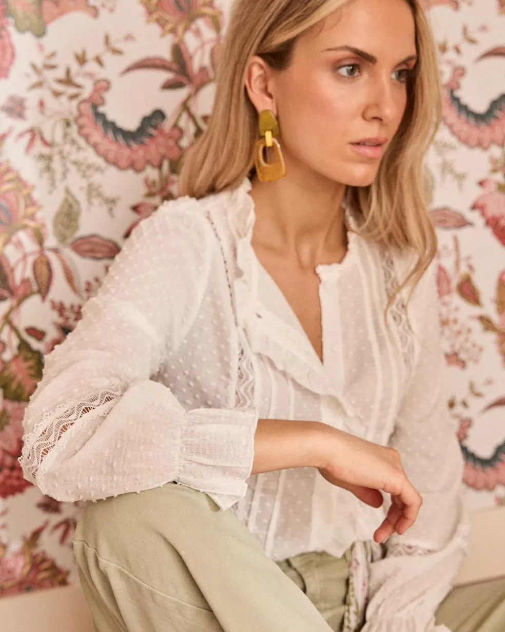 Blusa Bordados Sabrina