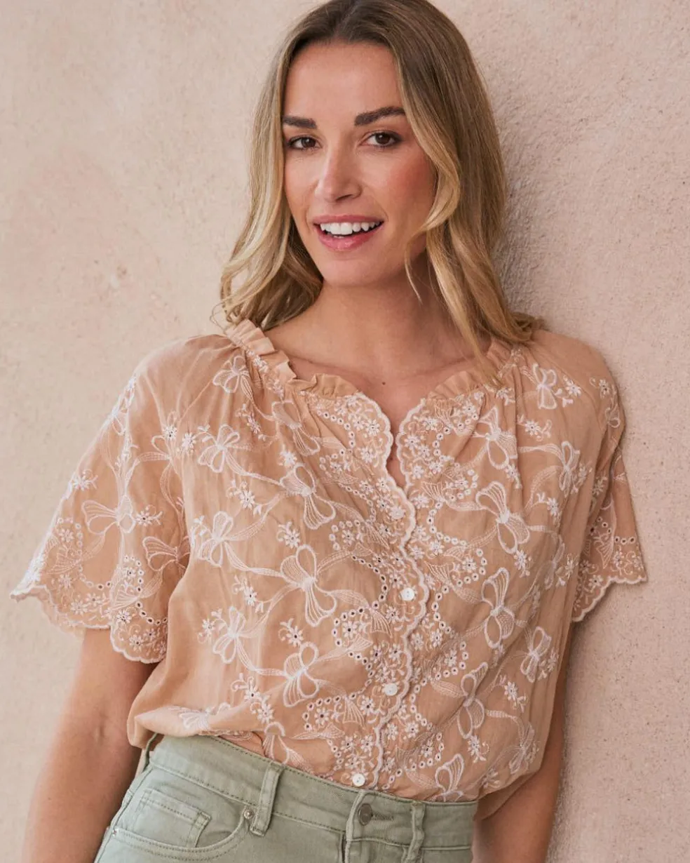 Blusa Con Bordado Martha