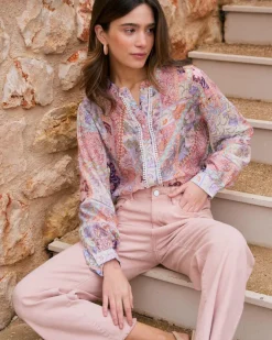 Blusa Estampado Patchwork Tamaris