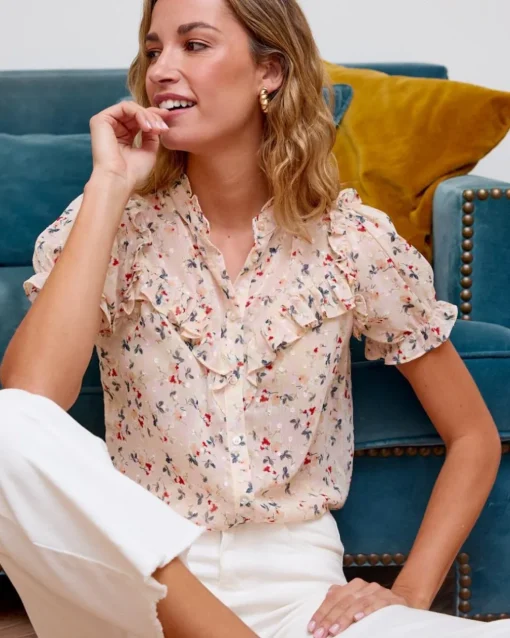 Blusa Flor Cruma