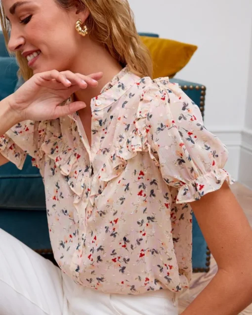 Blusa Flor Cruma
