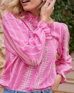 Camisa Bordada Tibi