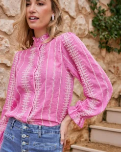 Camisa Bordada Tibi