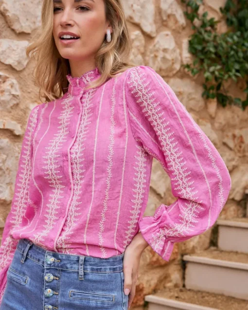 Camisa Bordada Tibi