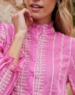 Camisa Bordada Tibi