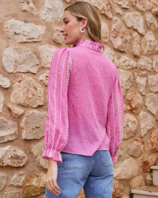 Camisa Bordada Tibi