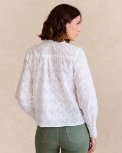 Camisa Bordados Blanco