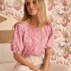 Camisa Con Bordados Lia