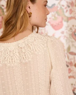 Camisa Cuello Puntilla Pilar