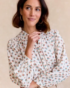 Camisa Flor Crudo