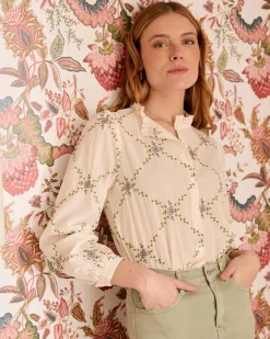 Camisa Flores Perlina