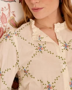 Camisa Flores Perlina