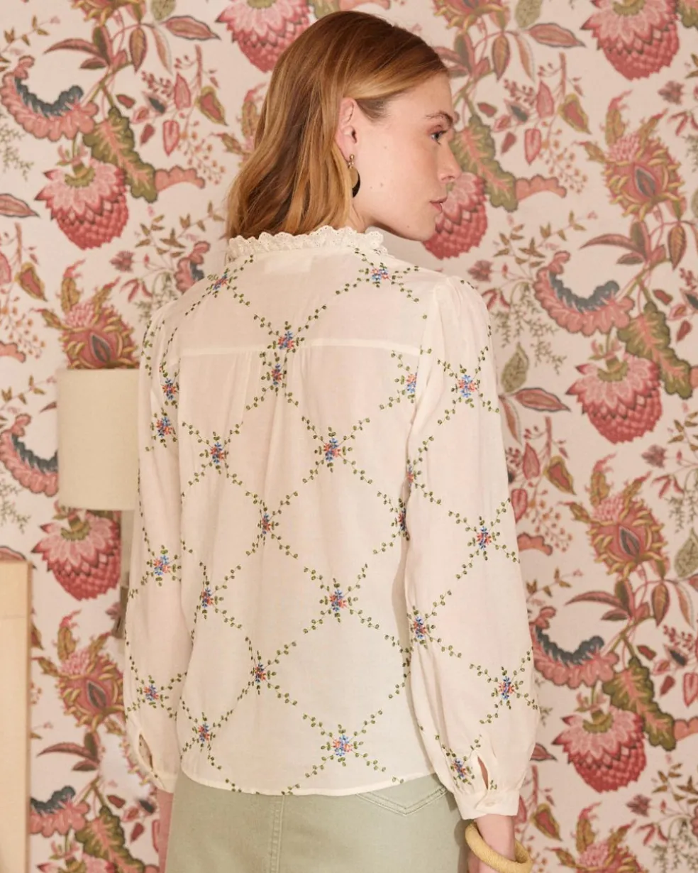 Camisa Flores Perlina