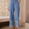 Pantalón Denim Bordado Mara