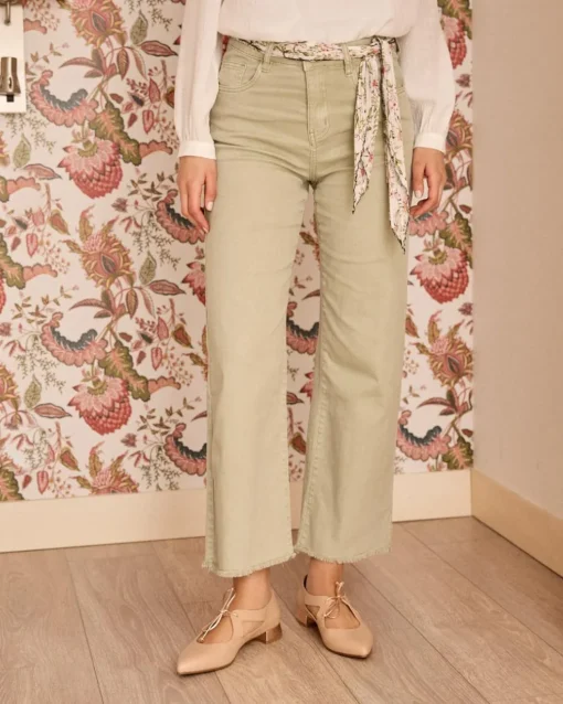 Pantalón Denim Flare Ameline
