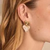 Pendientes Corazón Rubí