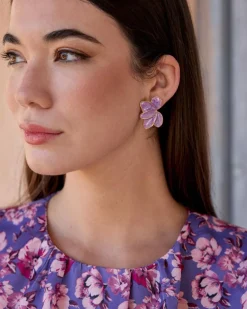 Pendientes Flor Dahlia