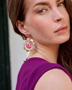 Pendientes Oro Piedra