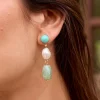 Pendientes Piedras Mimosa