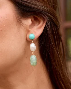 Pendientes Piedras Mimosa