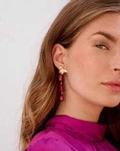 Pendientes Piedras Zinnia