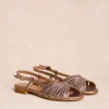 Sandalia Plana Bronce