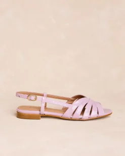 Sandalia Plana Malva