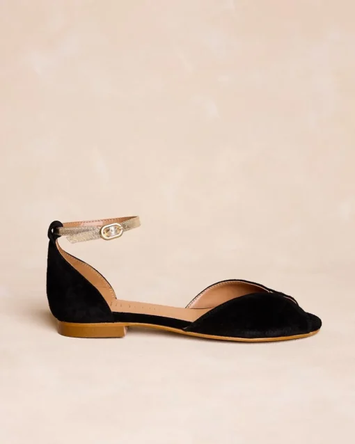Sandalia Plana Negro