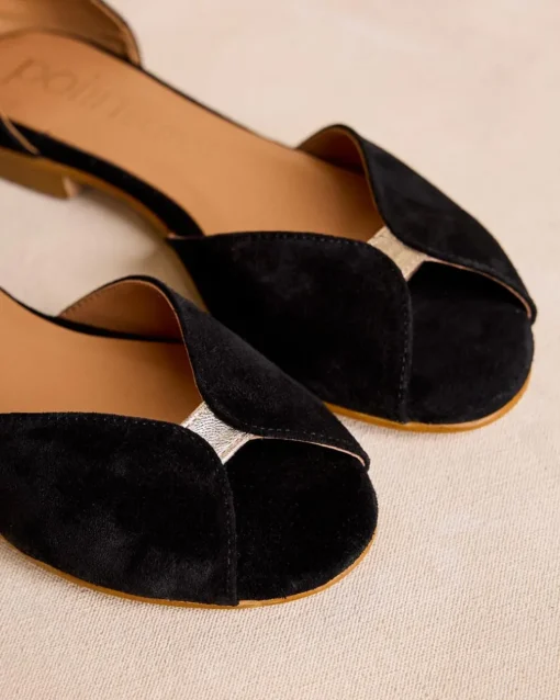 Sandalia Plana Negro