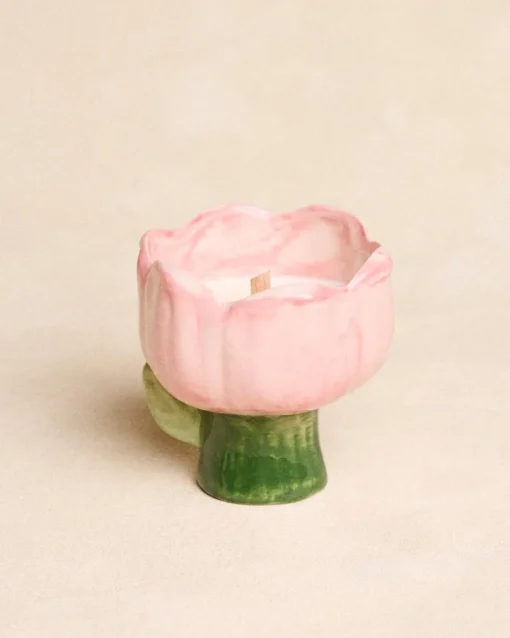 Vela Aromática Cerámica Tulipán