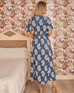 Vestido Bordado Paisley Ilse