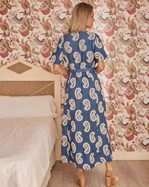 Vestido Bordado Paisley Ilse