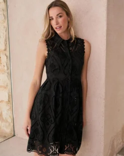 Vestido Corto Bordados Uri