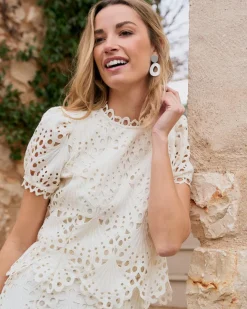Vestido Corto Calado Ornella