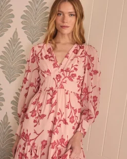 Vestido Largo Bordados Sivia