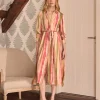 Vestido midi rayas Naelia