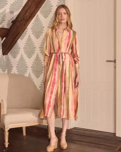 Vestido midi rayas Naelia