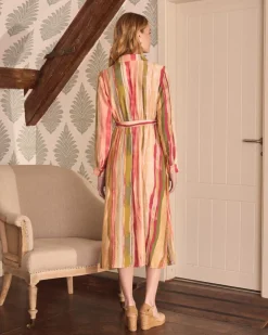 Vestido midi rayas Naelia
