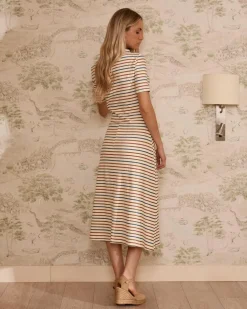 Vestido punto rayas Mirena